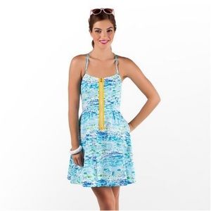 LILLY PULITZER Alexi High Tide Toile Print Dress